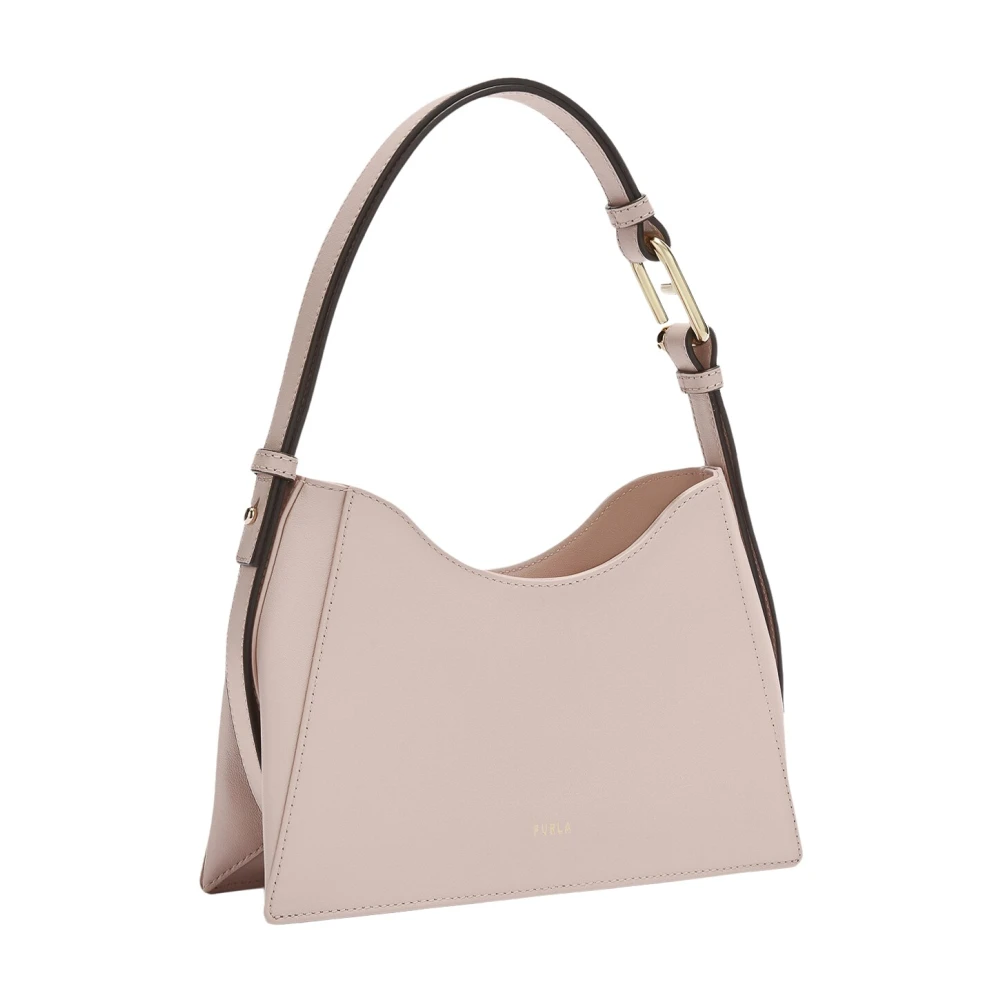 Furla Nuvola Mini Schoudertas Beige Dames