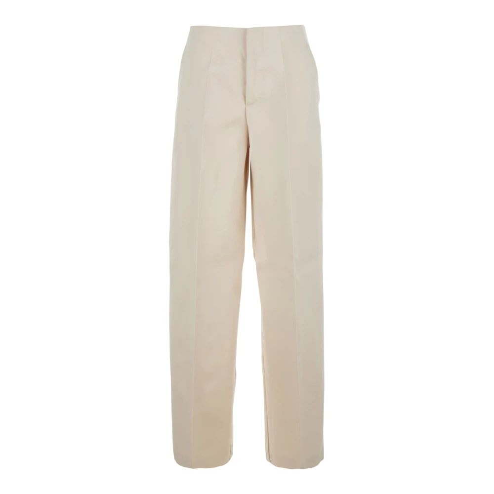 Philosophy di Lorenzo Serafini Witte Wijde Pijp Getailleerde Broek Vrouw White Dames