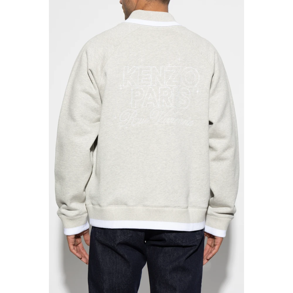 Kenzo Sweatshirt met kraag Gray Heren
