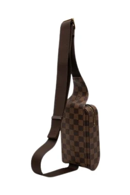 Pre-owned Geronimos Damier Axelremsväska