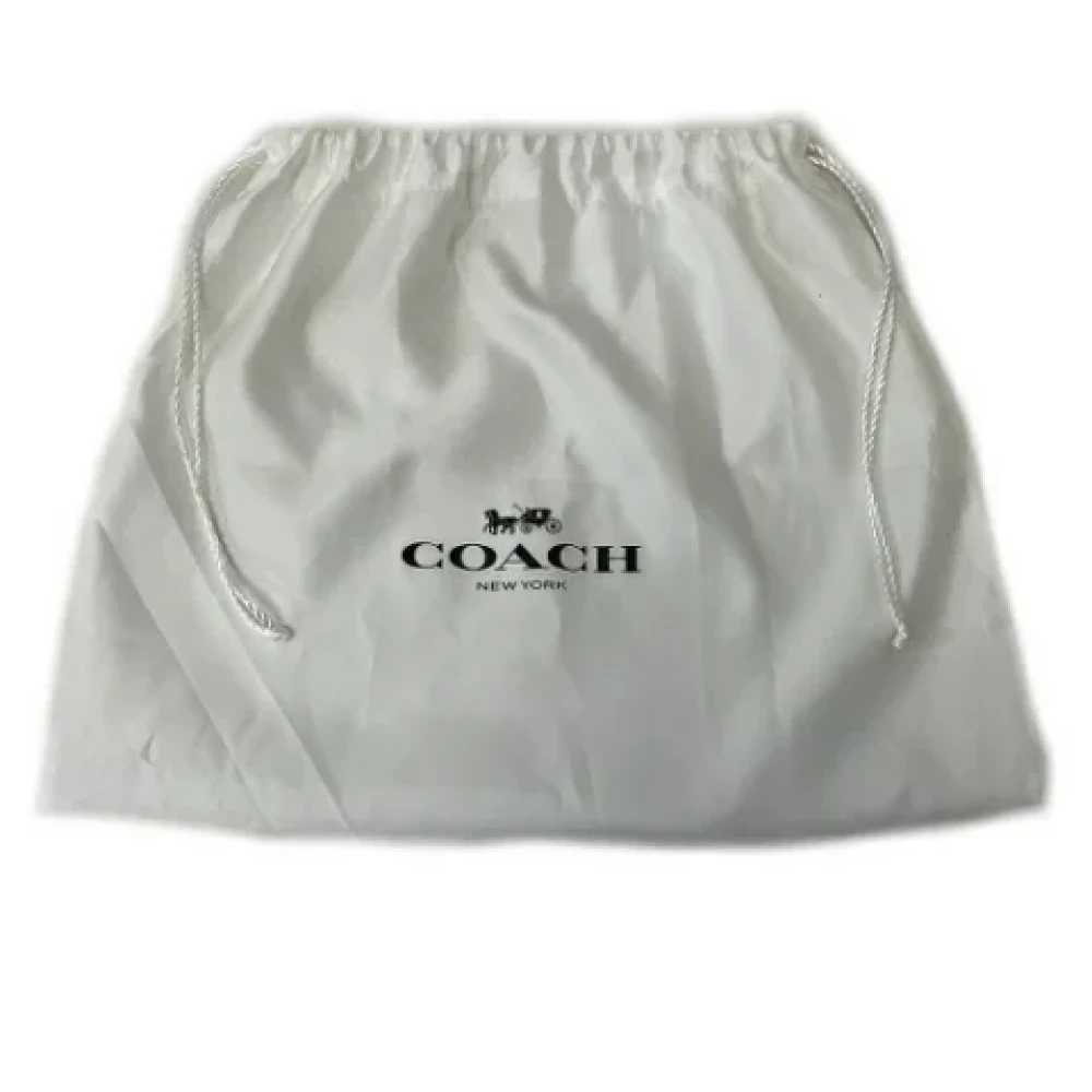 Coach Pre-owned Fabric shoulder-bags Brown Dames