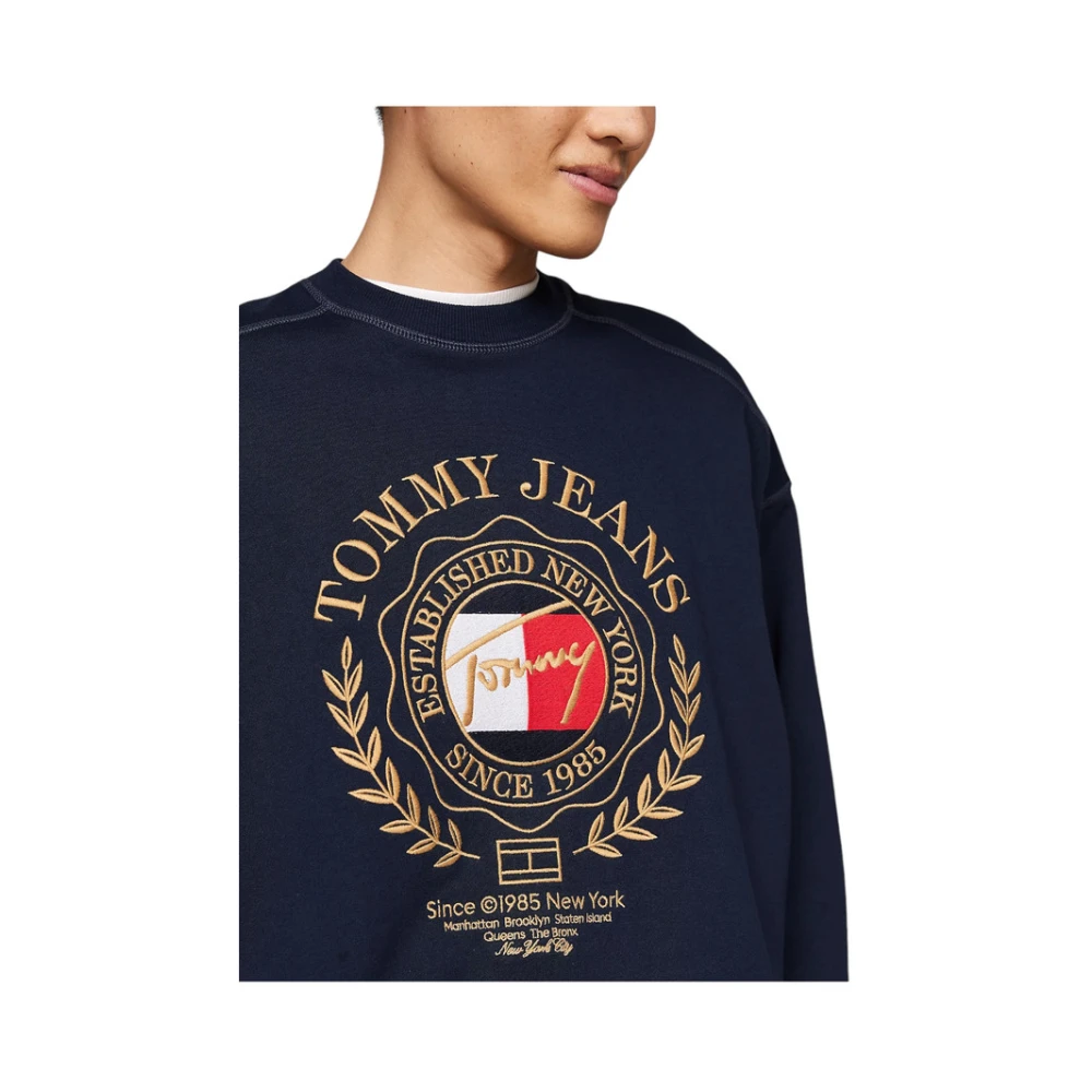 Tommy Jeans Crewneck Sweatshirt Blue Heren