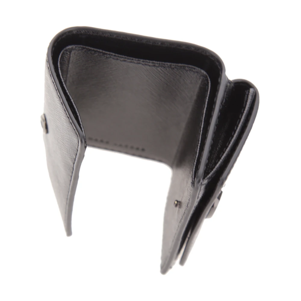 Marc Jacobs Zwarte Mini Trifold Portemonnee Black Dames