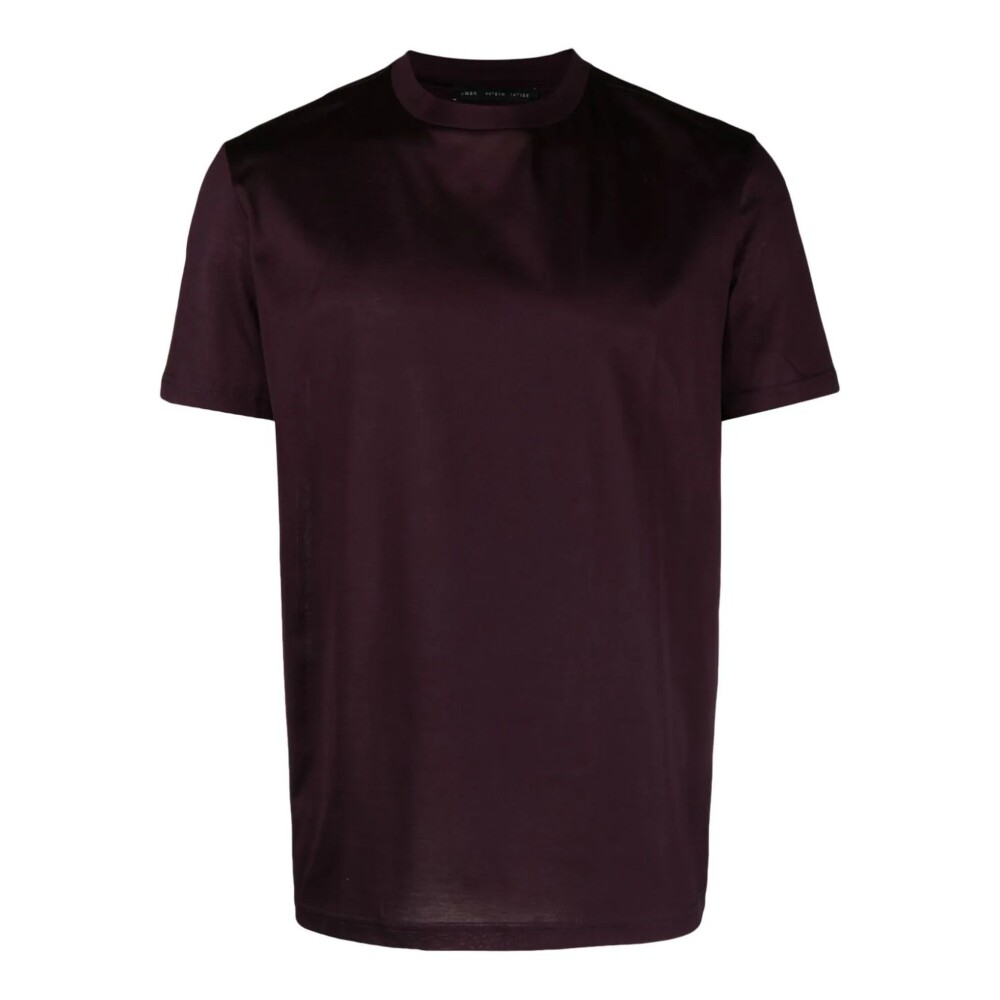 Maglietta Bordeaux in Cotone per Uomo Low Brand T shirt Miinto