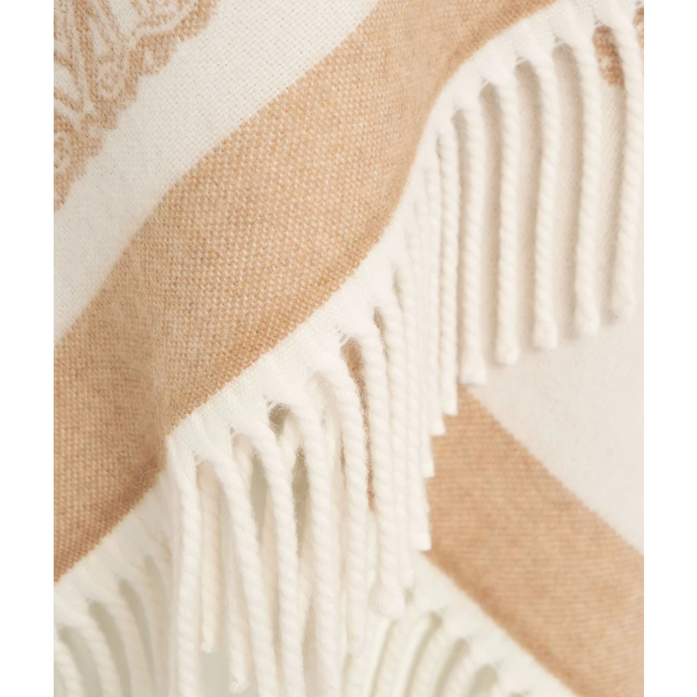 Max Mara Luxe Beige Wol Cape Jas Beige Dames