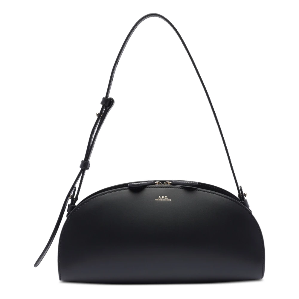 A.p.c. Zwarte schoudertas met ritssluiting Black Dames