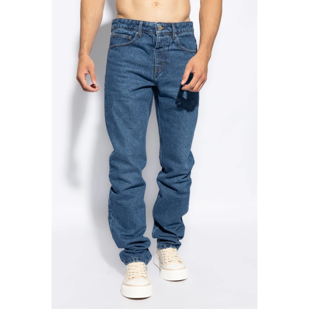 Ami Paris Straight-leg jeans Blue Heren