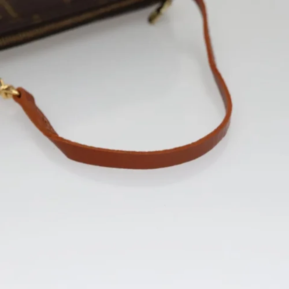 Louis Vuitton Vintage Pre-owned Canvas clutches Brown Dames