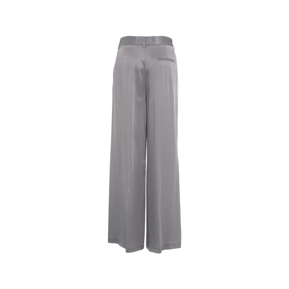 Semicouture Grijze Broek Aw24 Gray Dames
