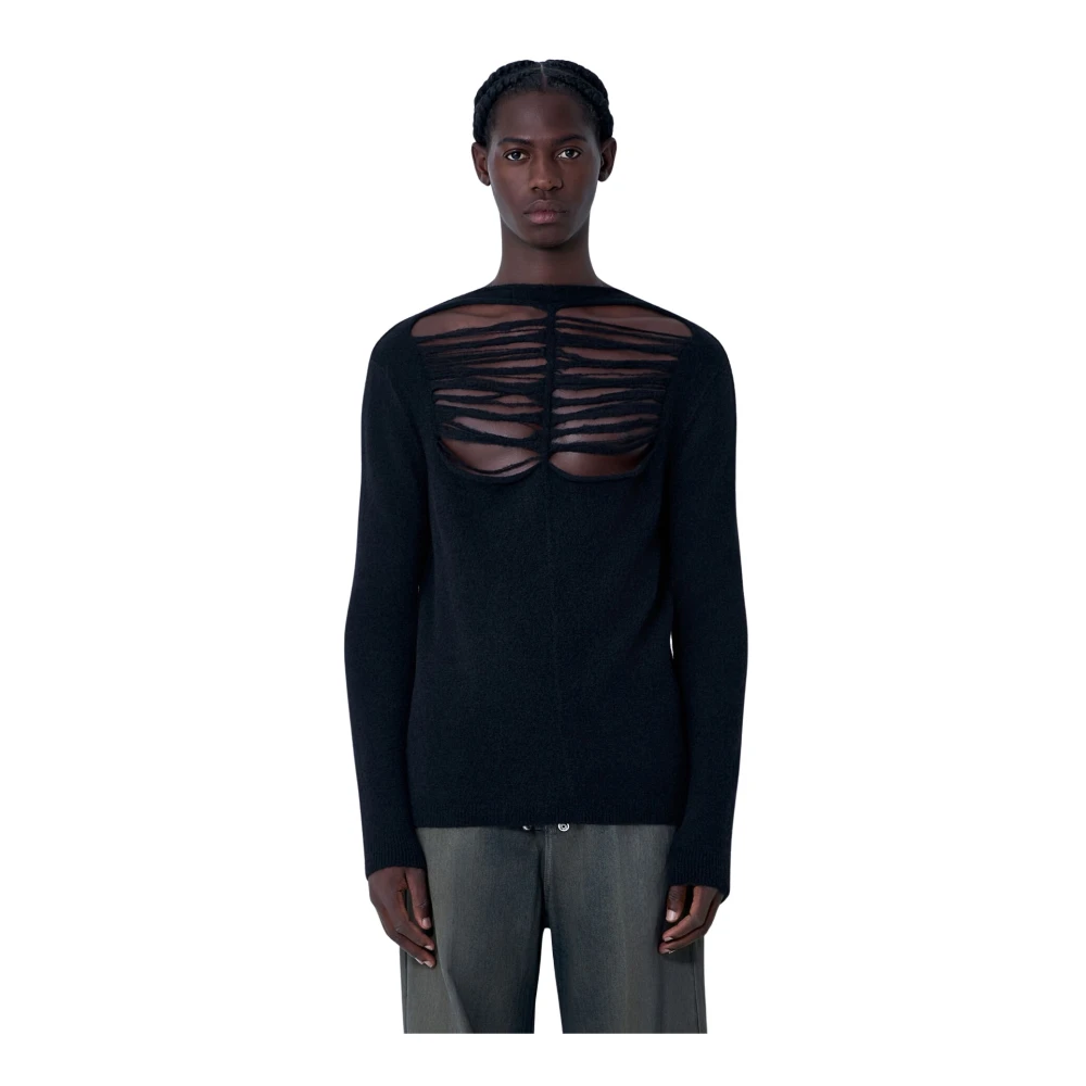 Rick Owens Uomo Nero Maglie, M, New,