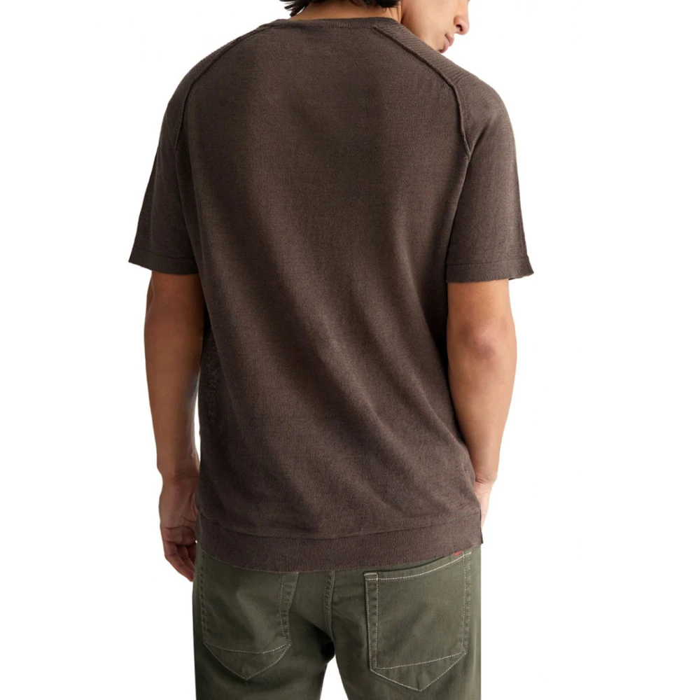 Liu Jo Bruine Casual T-shirt Brown Heren