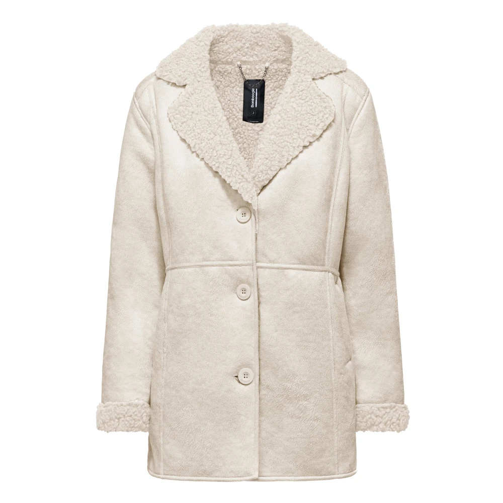 Bomboogie Mujer Beige Abrigos, Talla: L