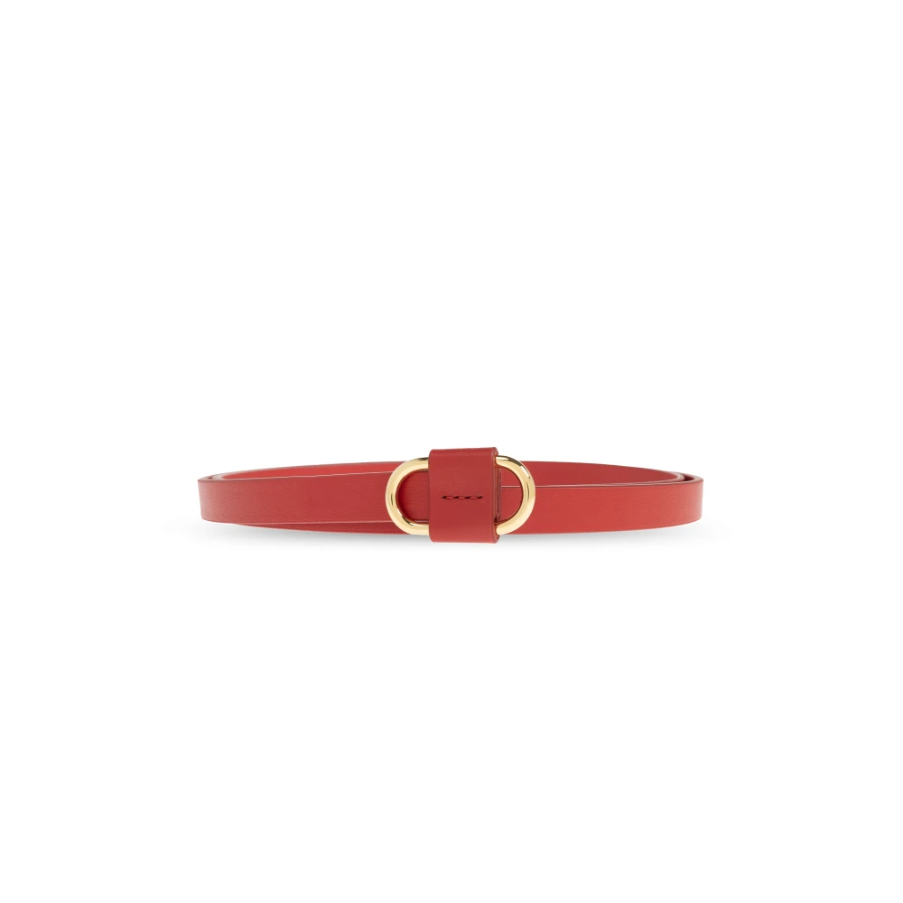 Dsquared2 Vrouw Rood Accessoires Dames, 75 Cm, Leer, Leren Riem