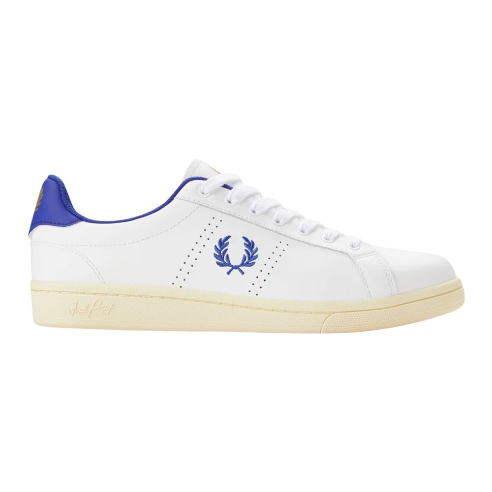 Fred Perry Men's White Sneakers, 7 Uk, B6312 Trainers