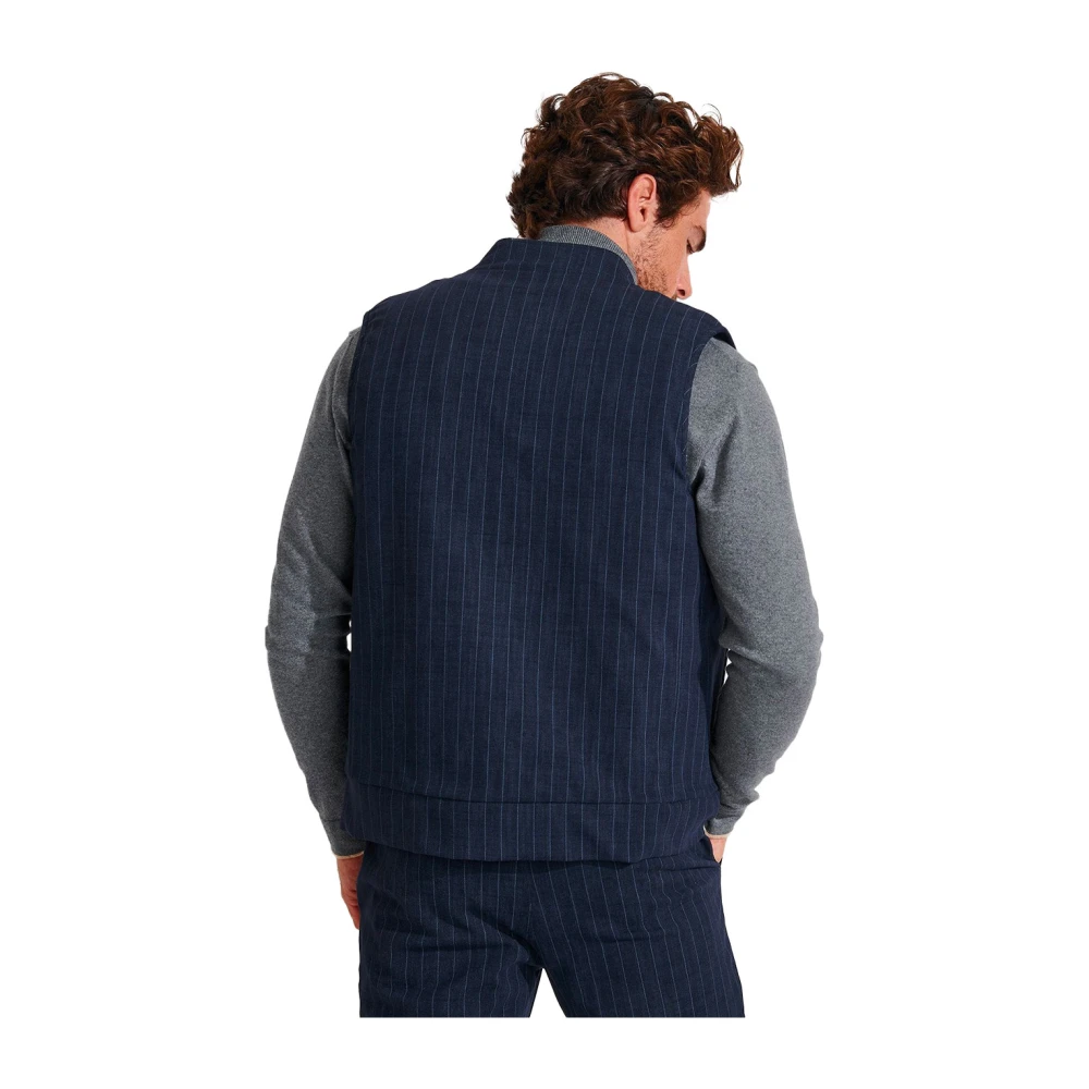 Cala 1789 Navy Blue Mouwloos Jack Blue Heren