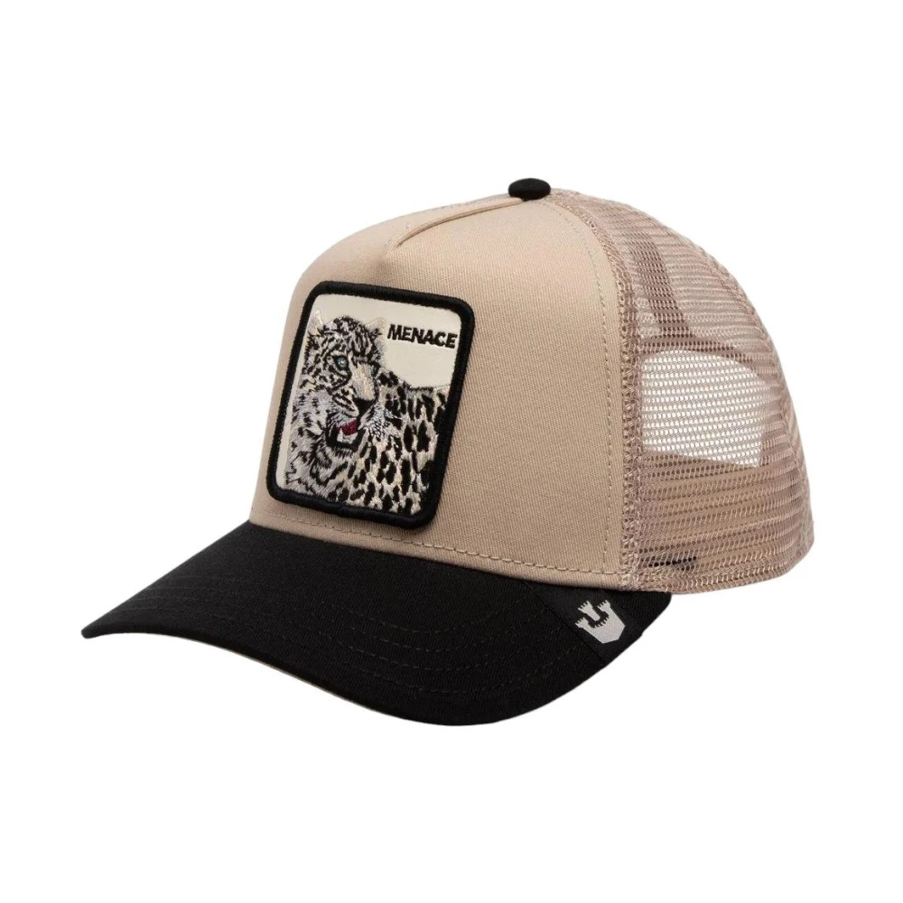 Goorin Bros Snow Leopard Trucker Cap Beige Unisex