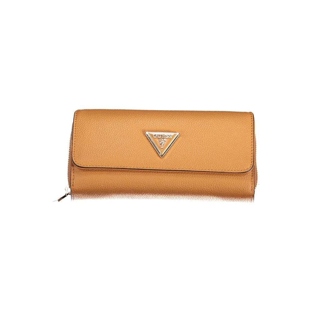 Guess Beige Portemonnee met Meerdere Vakken Beige Dames