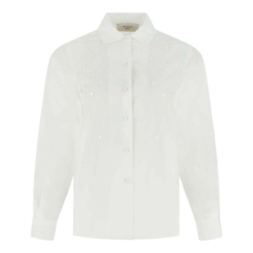 Max Mara Witte Button-Up Shirt White Dames