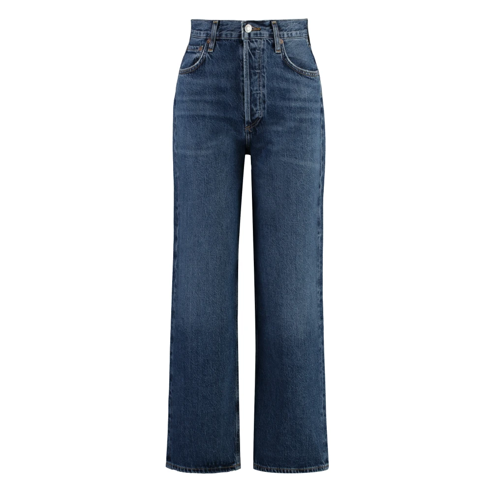 Agolde Klassieke 5-pocket straight-leg jeans Blue Dames