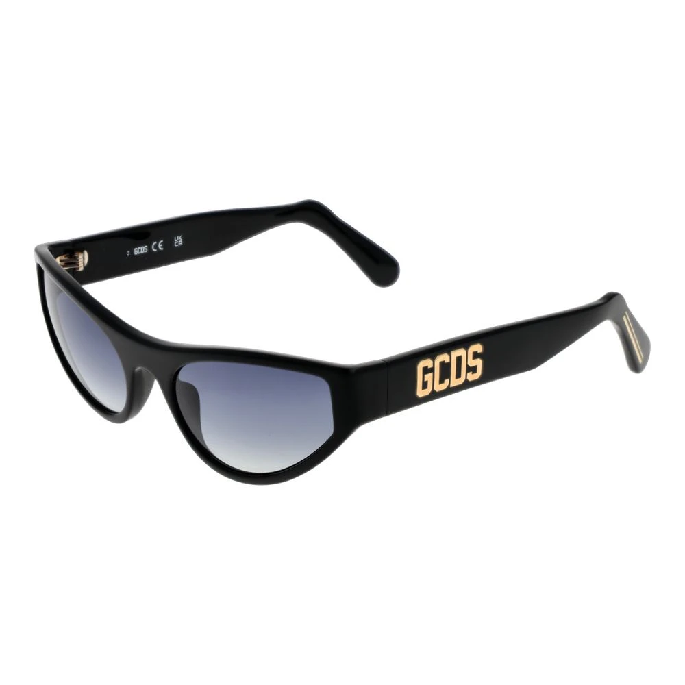 Gcds Unisex Black Sunglasses Cat Eye Style