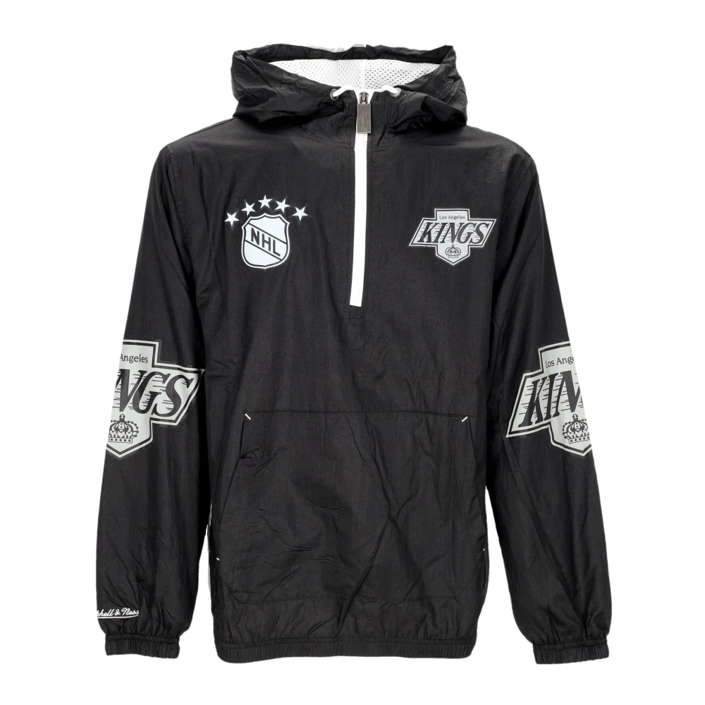 Mitchell & Ness Los Angeles Kings Windbreaker Anorak Jas Black Heren