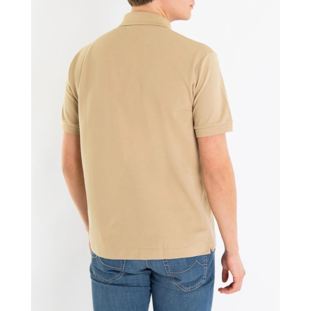 Lacoste Heren Beste Polo Shirt Beige Heren