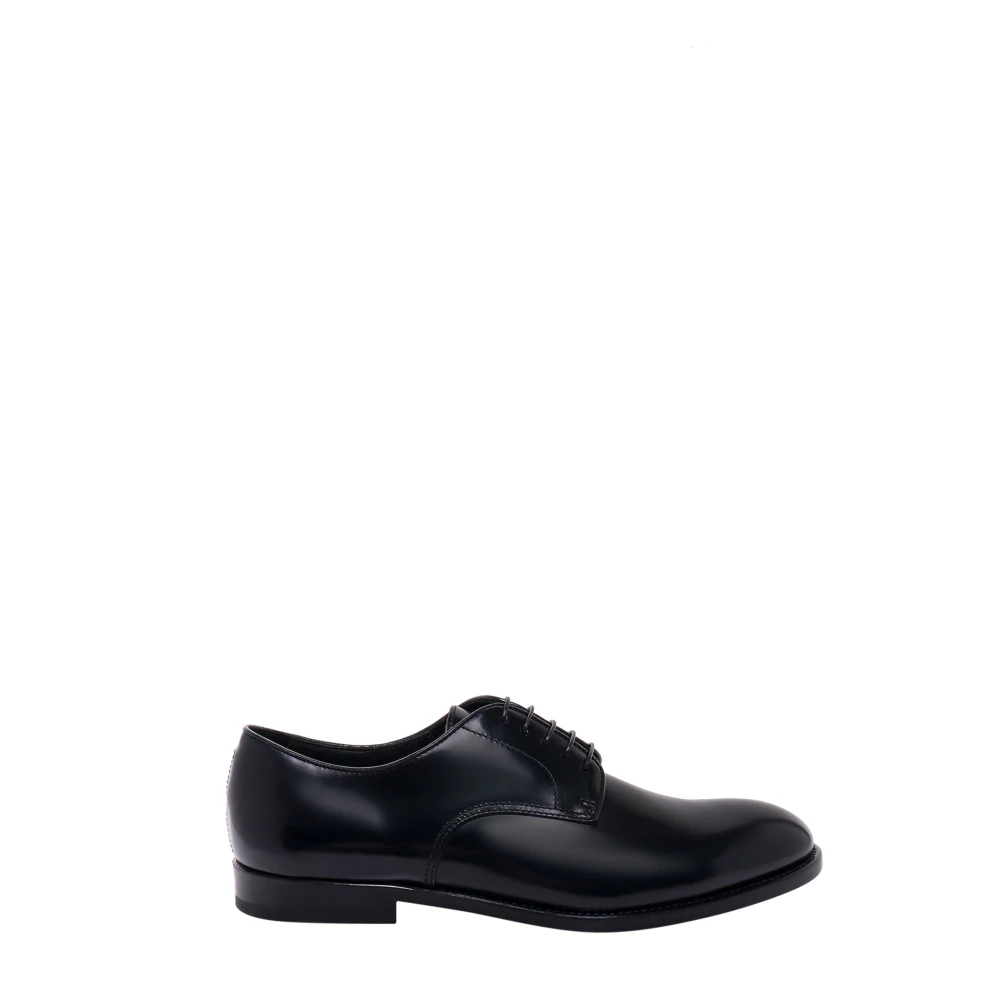 Doucal's Blauwe Veterschoenen Heren Ss23 Black Heren