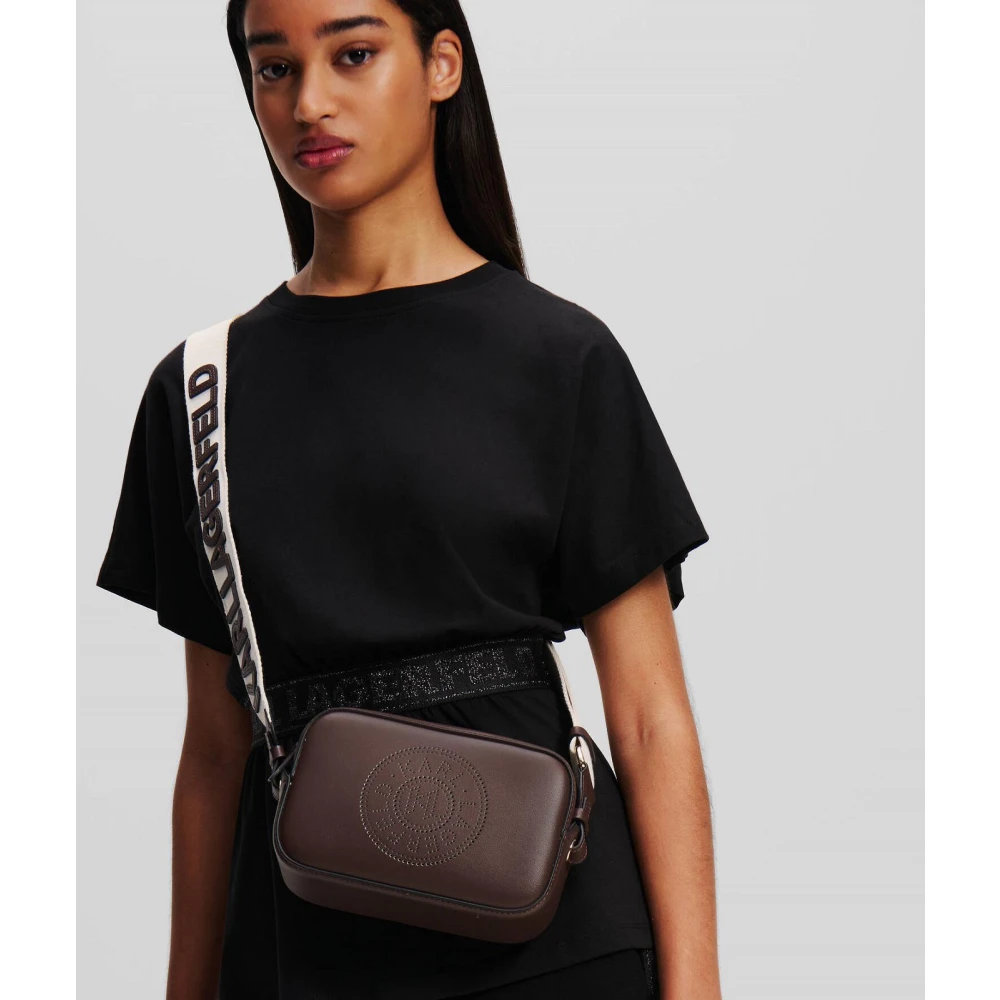 Karl Lagerfeld Crossbody Brown Dames