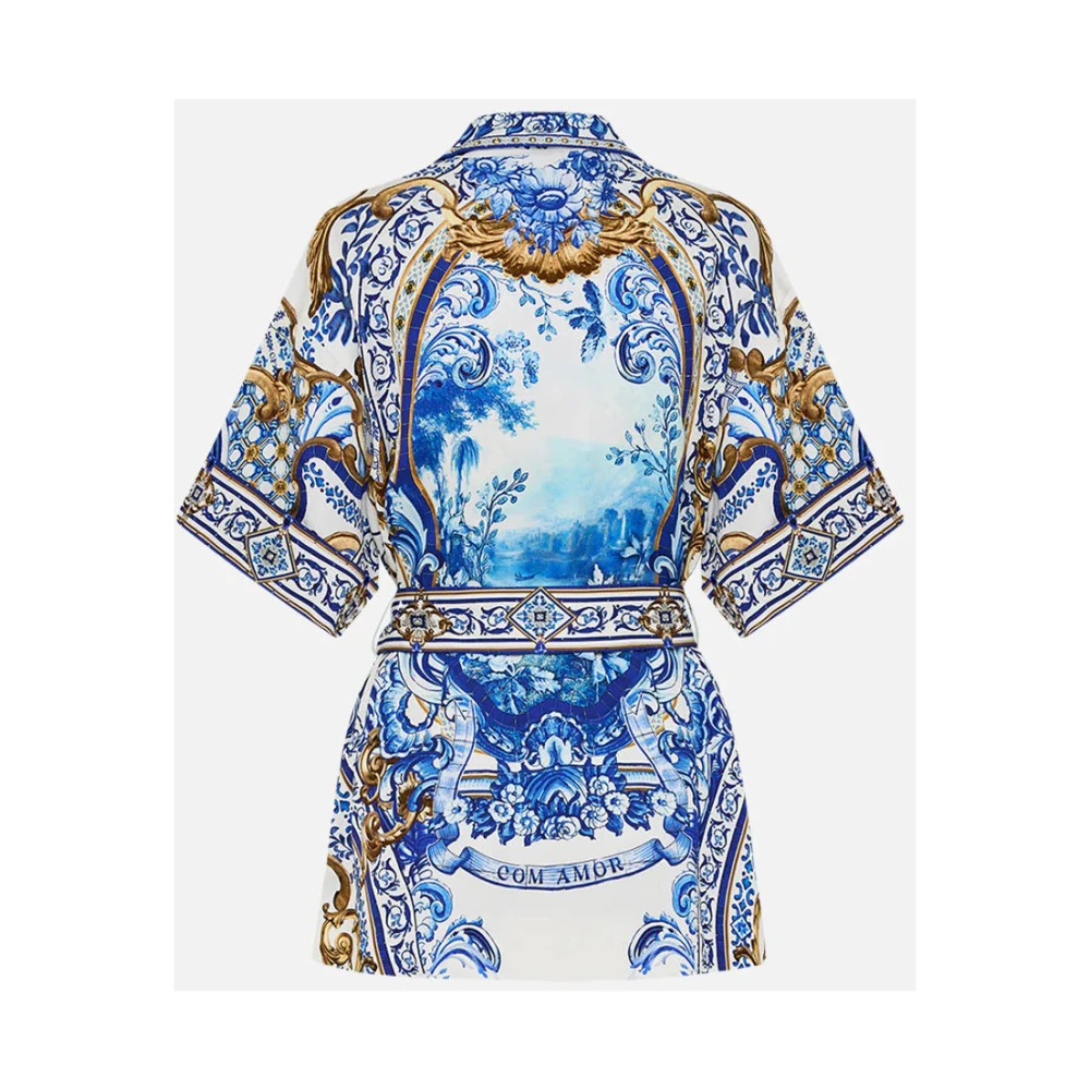 Camilla Kortemouwjas Azul Adventures Blue Dames