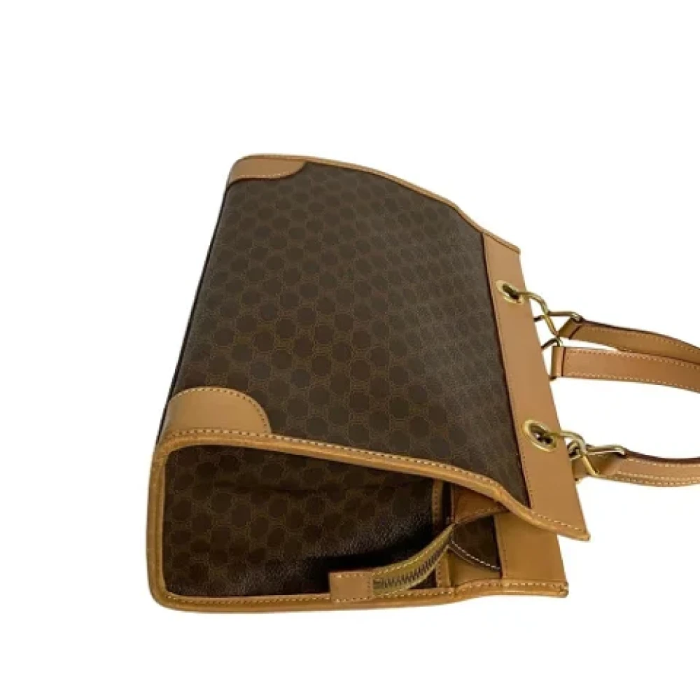 Celine Vintage Pre-owned Leather celine-bags Brown Dames