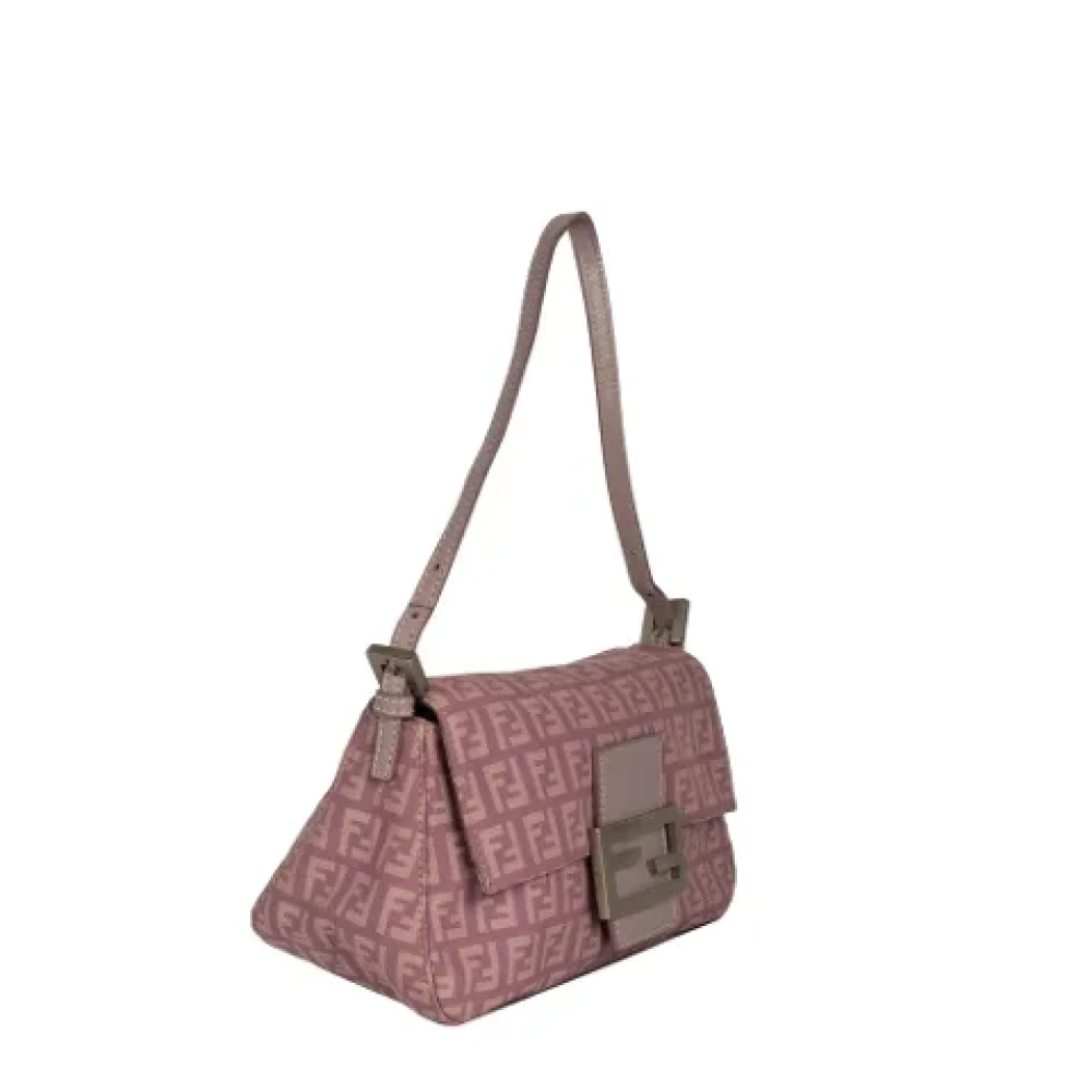 Fendi Vintage Pre-owned Canvas fendi-bags Purple Dames