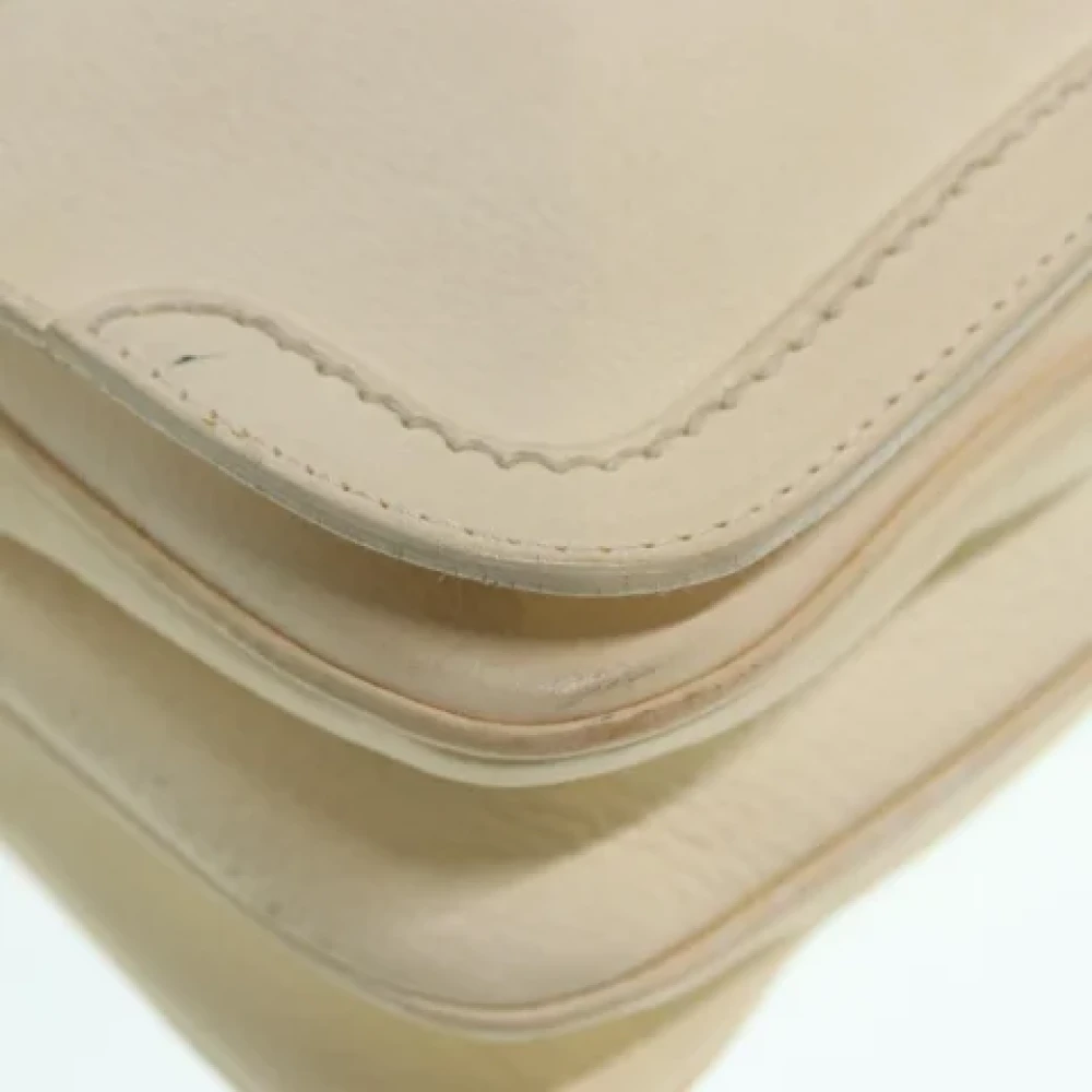 Salvatore Ferragamo Pre-owned Leather shoulder-bags White Dames