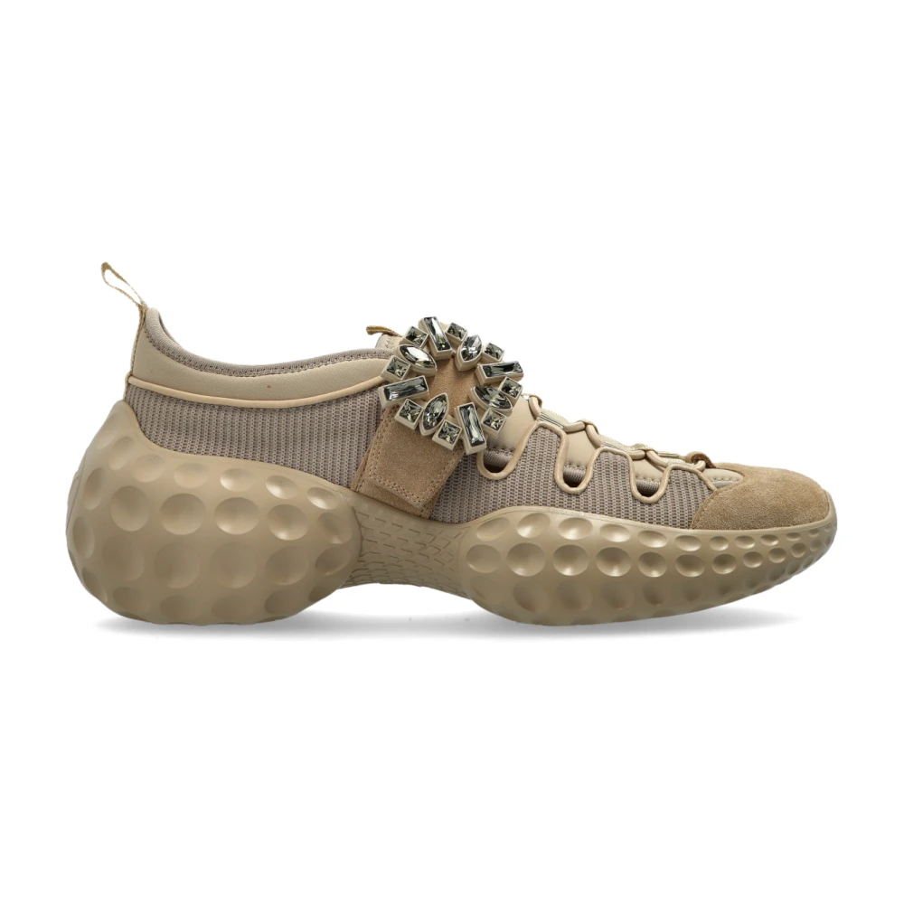 Roger Vivier Viv’ Run Sneakers Dames Schoenen Beige