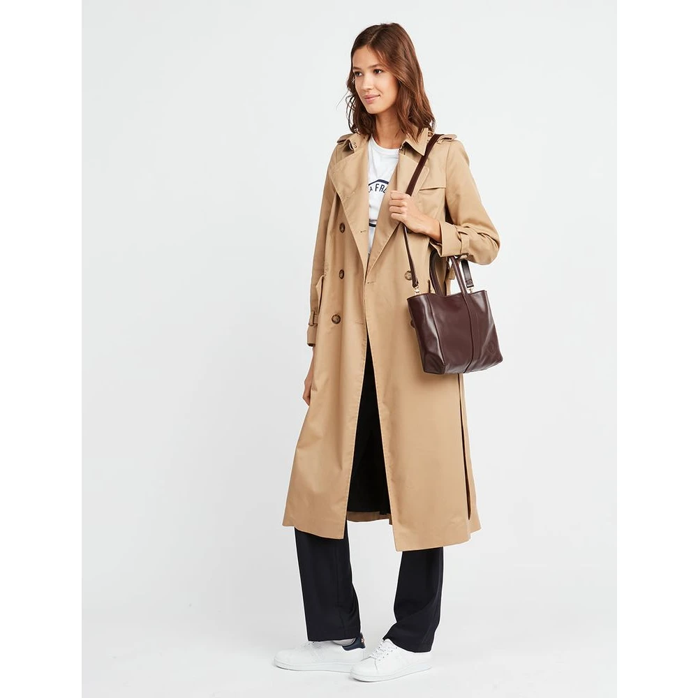 Ines De La Fressange Paris Bordeaux Leren Handtas Red Dames