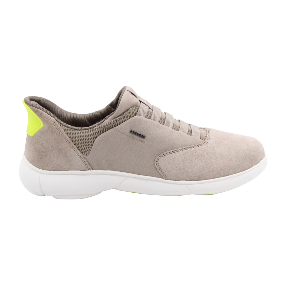 Geox Mannelijk Beige Schoenen Heren, 43 Eu, Irrawa Sneaker