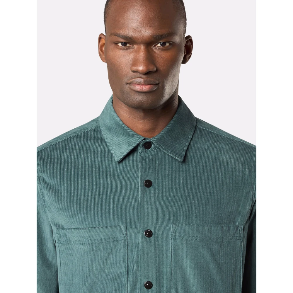 Stone Island Groene jas met zakken Green Heren