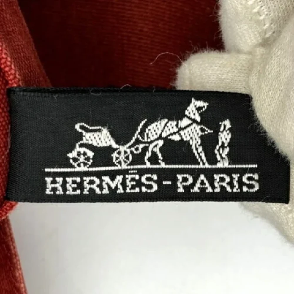Hermès Vintage Pre-owned Canvas totes Red Dames