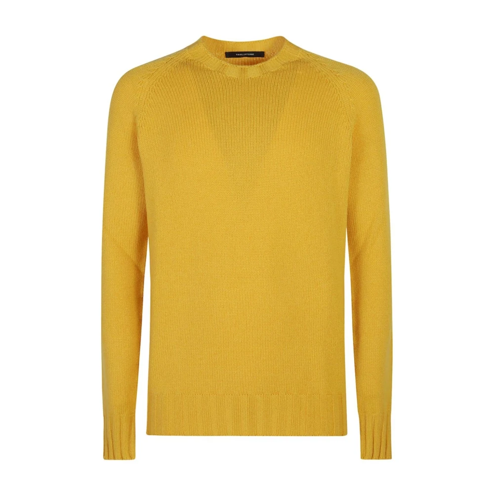 Tagliatore Gele Sweatshirt Aw24 Yellow Heren