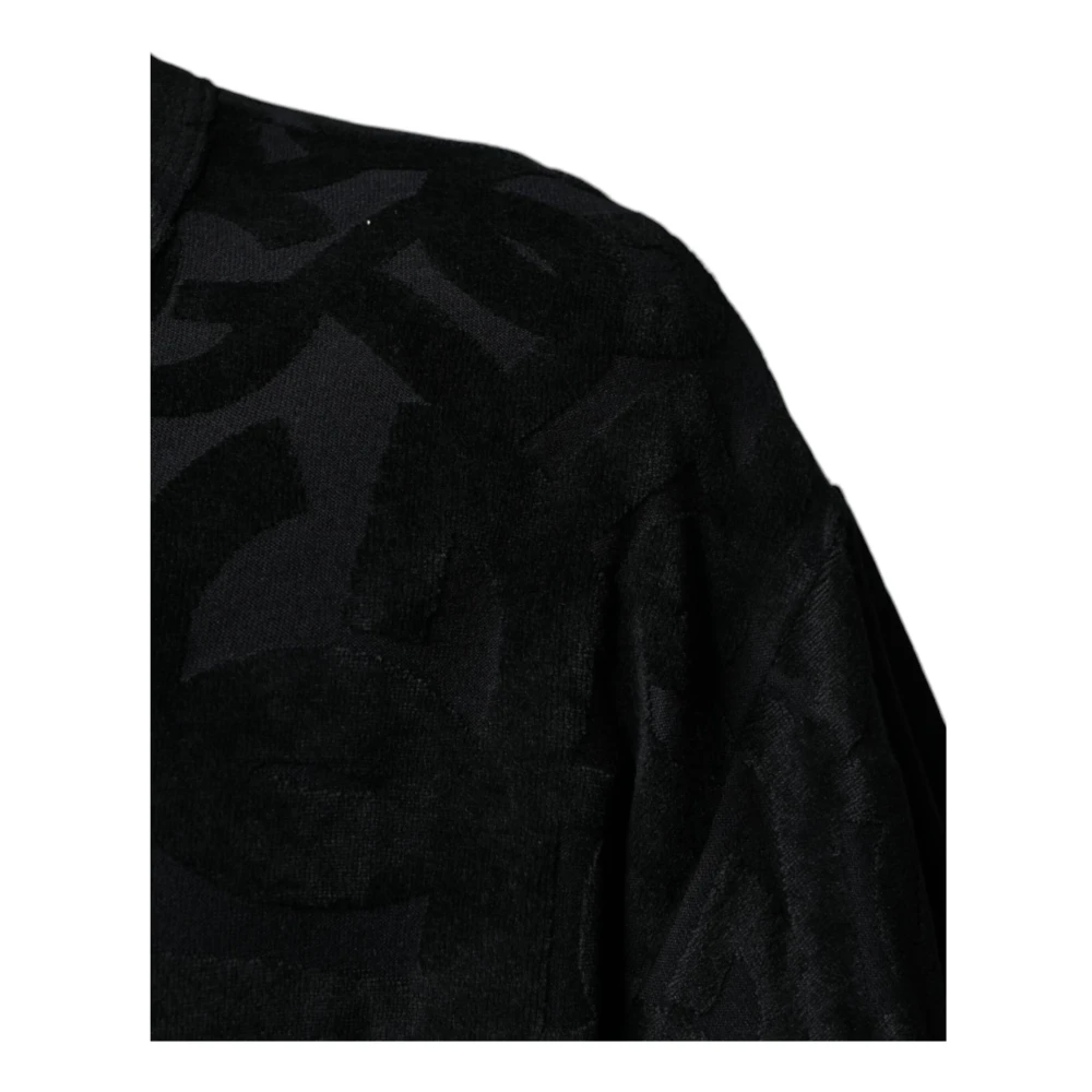 Dolce & Gabbana Logo Print Crew Neck T-shirt Black Heren