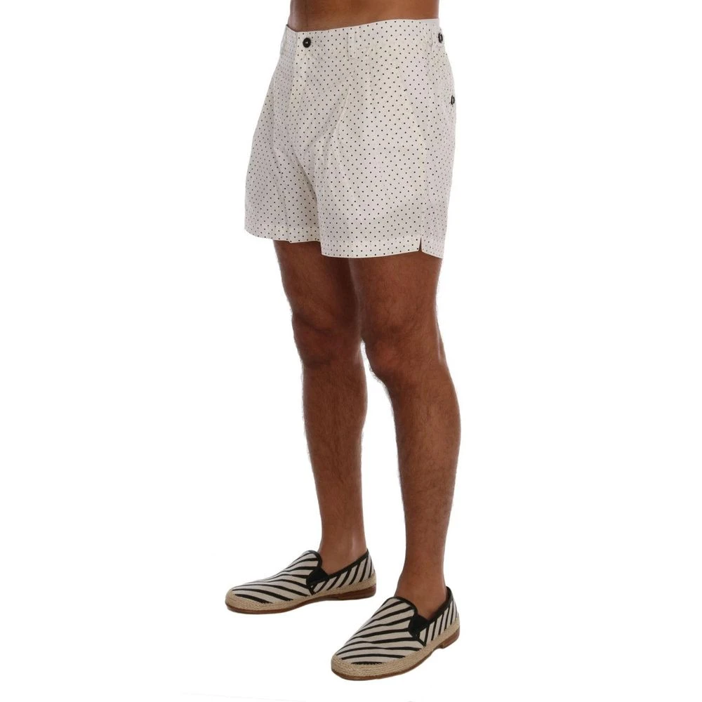 Dolce & Gabbana Polka Dot Strandkleding voor Vrouwen White Dames