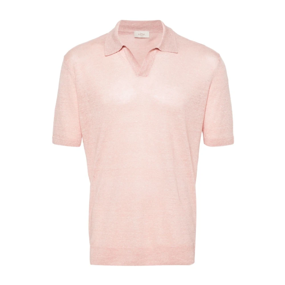 Altea Casual Polo Shirt Pink Heren