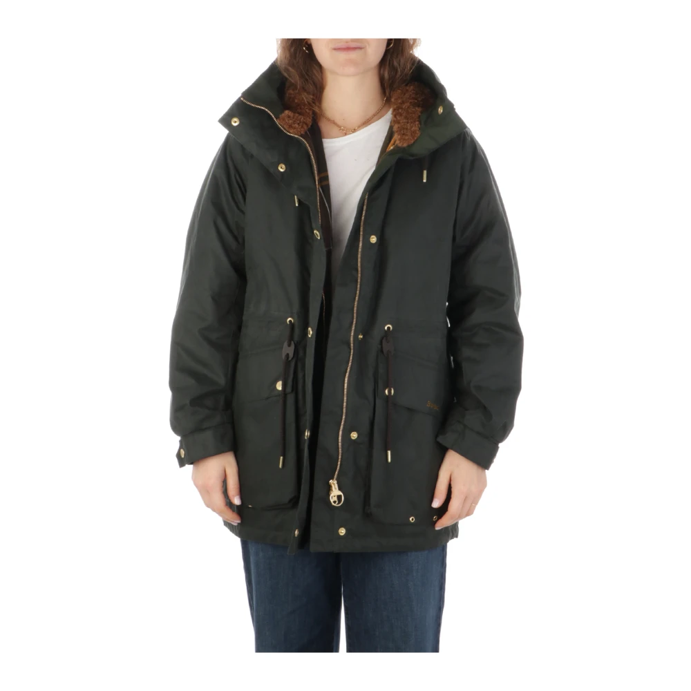 Barbour Grantley Waxjas Green Dames