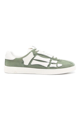 sneakers-en-cuir-vert-avec-squelette