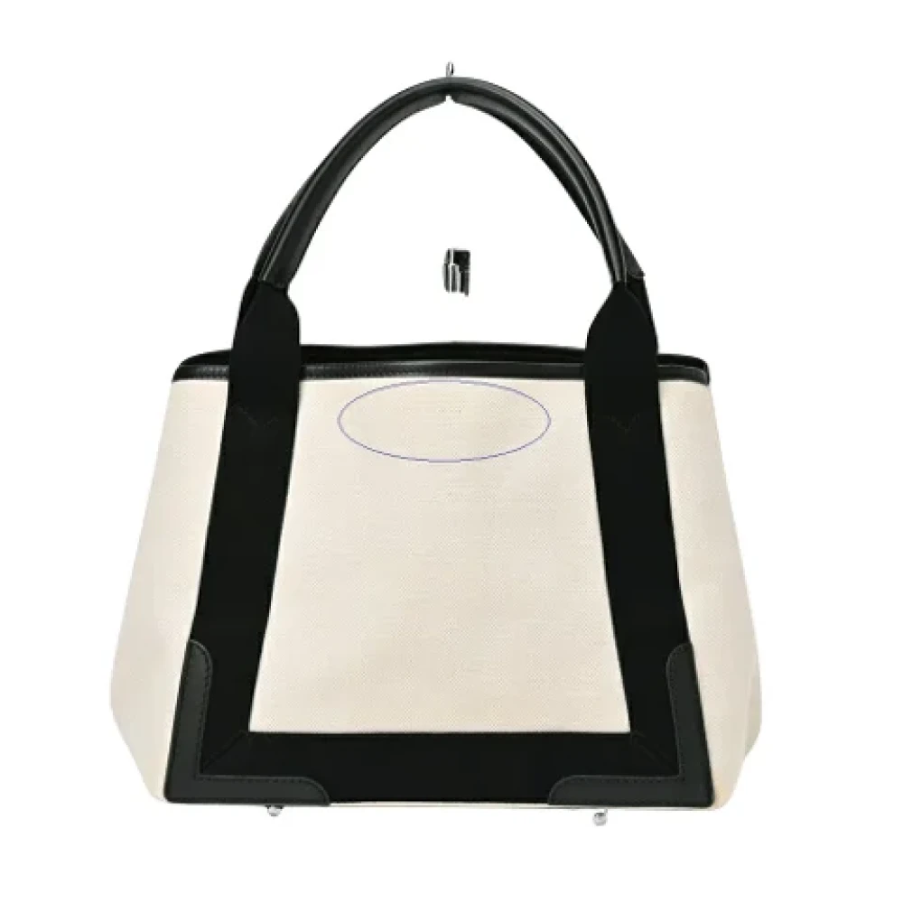 Balenciaga Vintage Pre-owned Canvas handbags White Dames