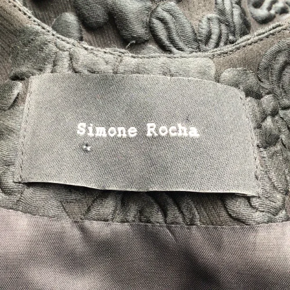 Simone Rocha Pre-owned Polyester dresses Black Dames