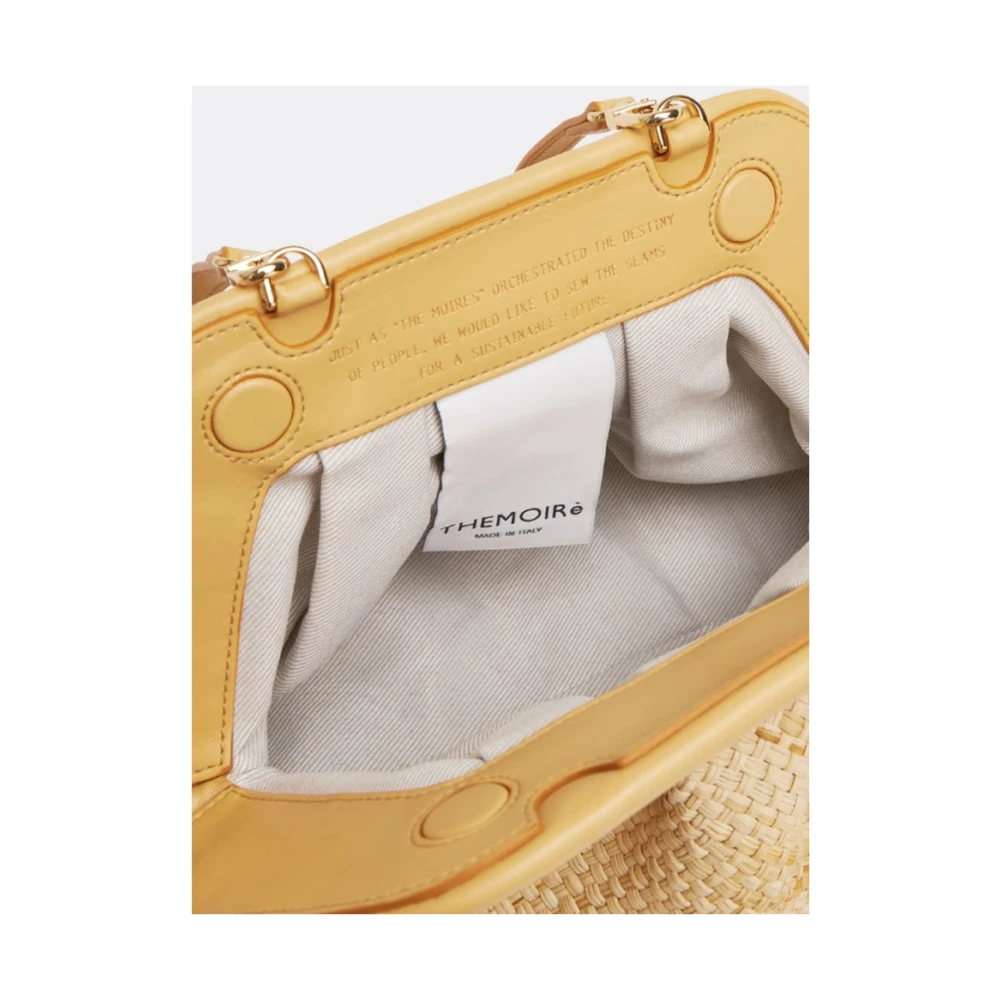 THEMOIRè Straw Clutch Tas Beige Dames