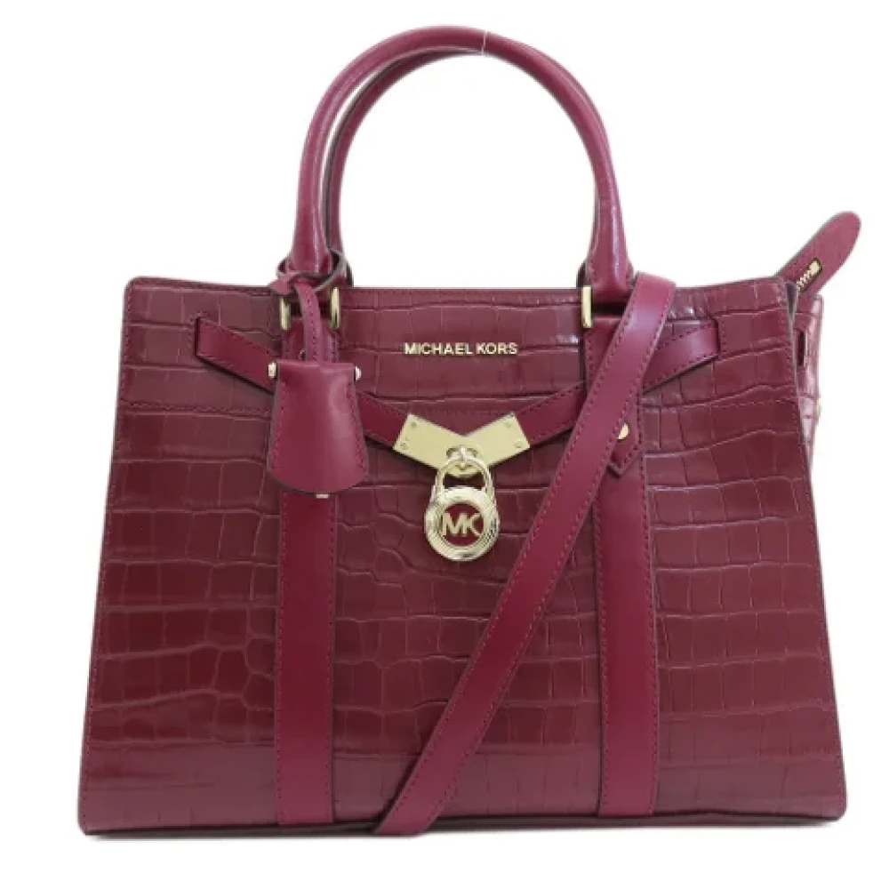 Michael Kors Pre-owned Leather totes Red Dames