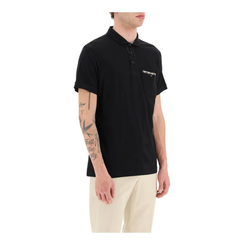 Barbour Polo Shirts Black Heren