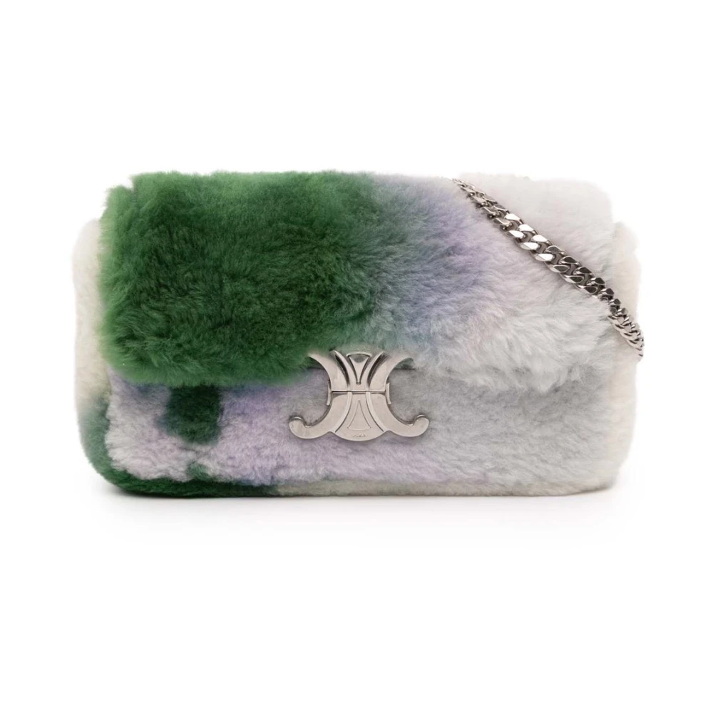 Celine Vintage Women's Pre-Owned Fluffy Shoulder Bag