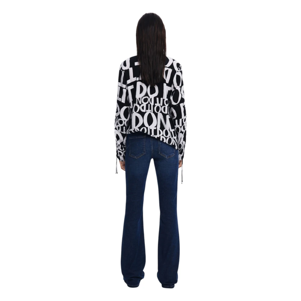 Desigual Lange Mouwen Blouse Lente Zomer Black Dames